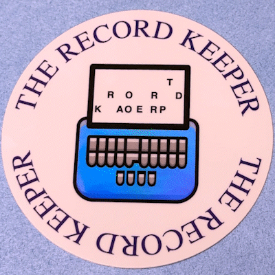 Steno Machine Hologram Sticker