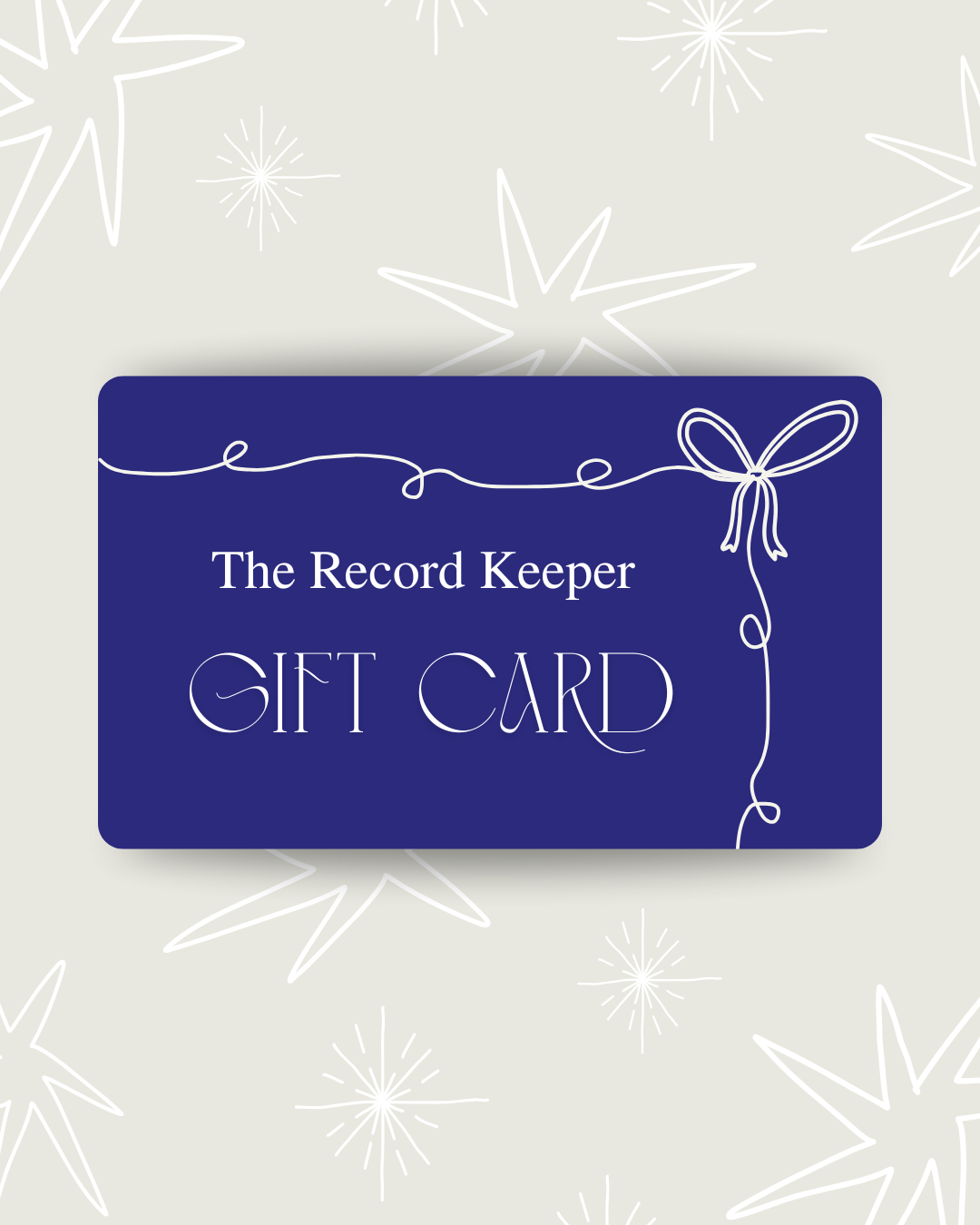 Gift Card | The Record Keeper Shop